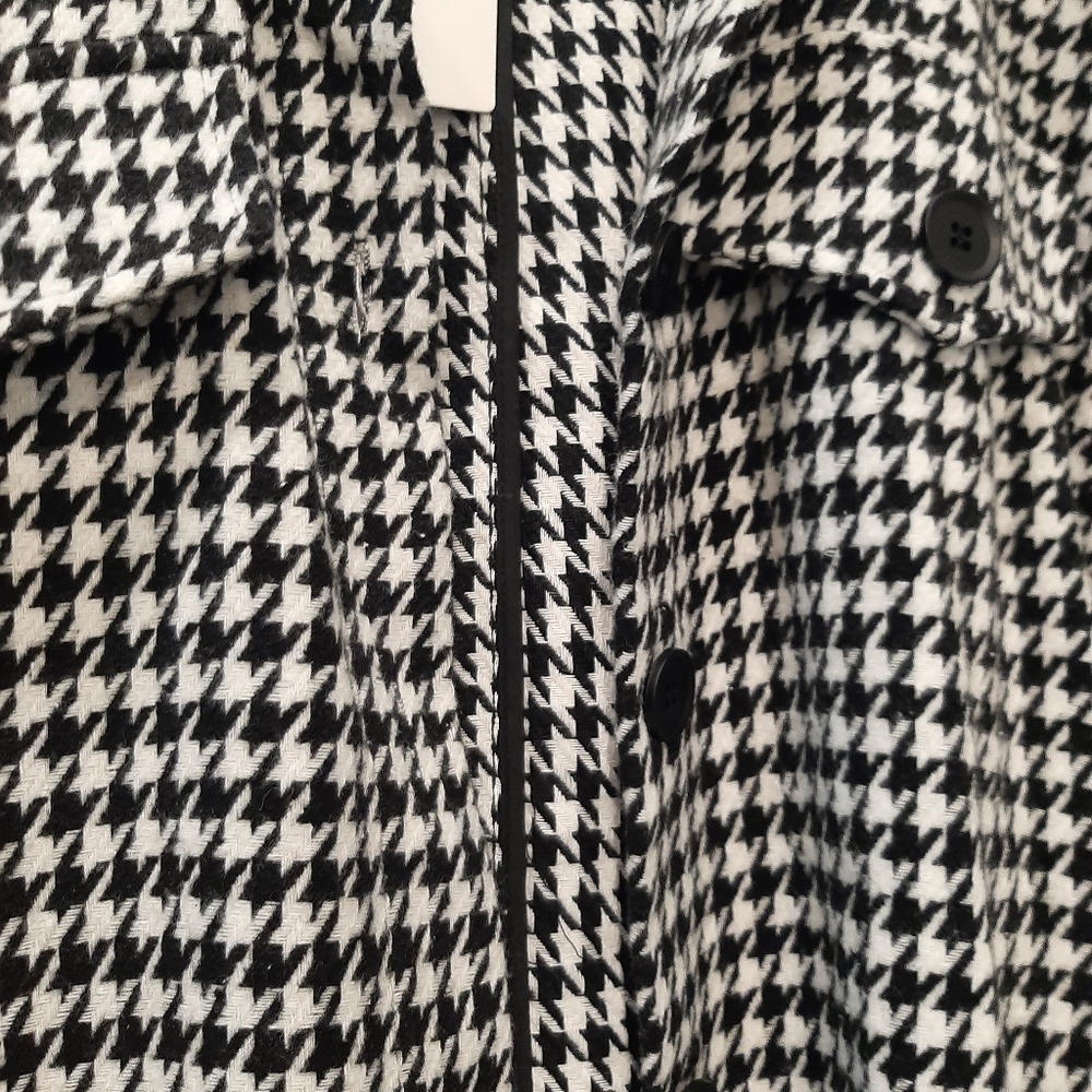 BloomChic houndstooth jacket top - Picture 5 of 7